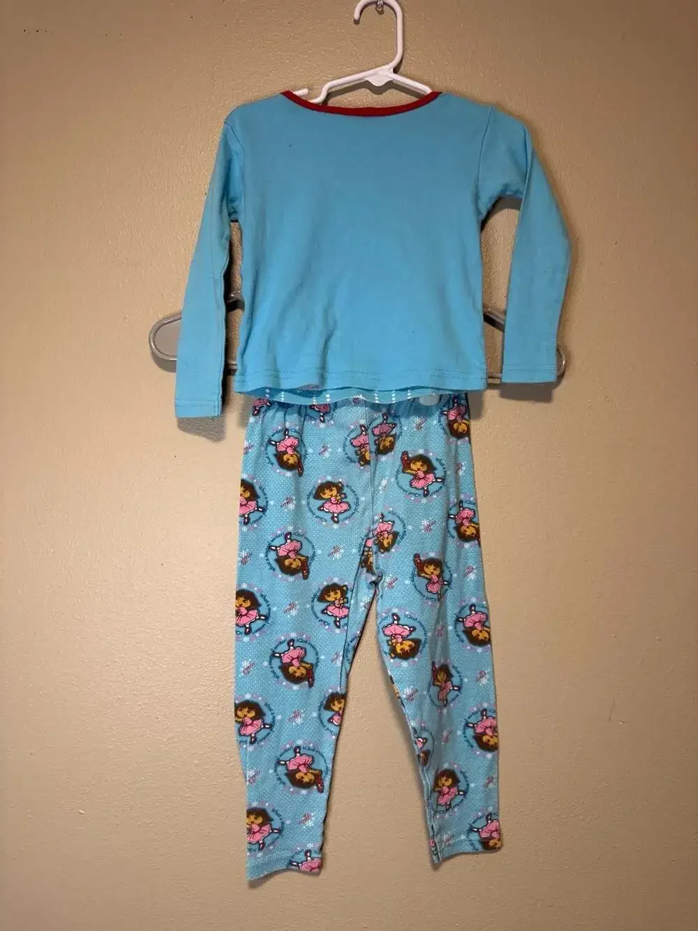 Nickelodeon Dora The Explorer Pajama Set Size 4T
